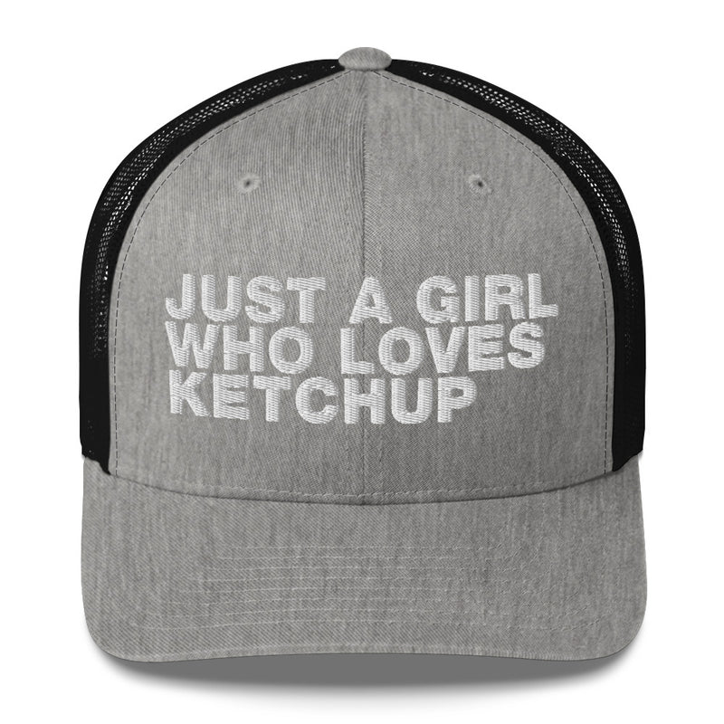 Just A Girl Who Loves Ketchup - Trucker Cap