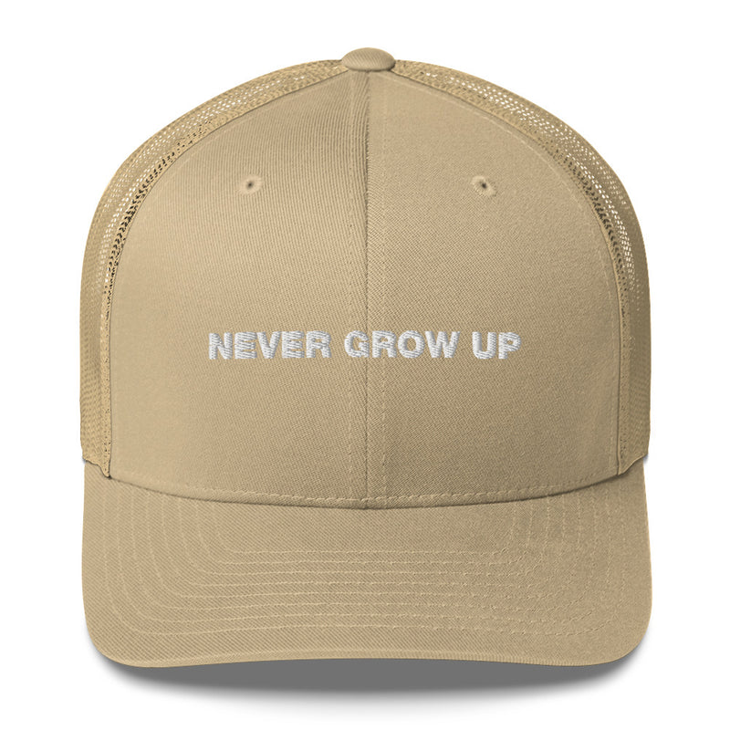 Never Grow Up - Trucker Cap