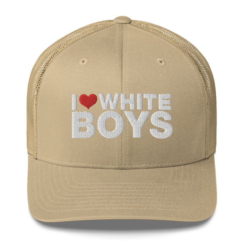 I Love White Boys - Trucker Cap