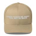 Lights Makes Me Happy You, Not So Much - Trucker Cap