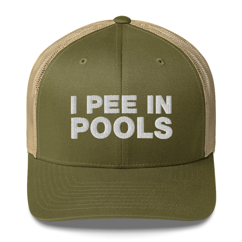 I Pee In Pools - Trucker Cap