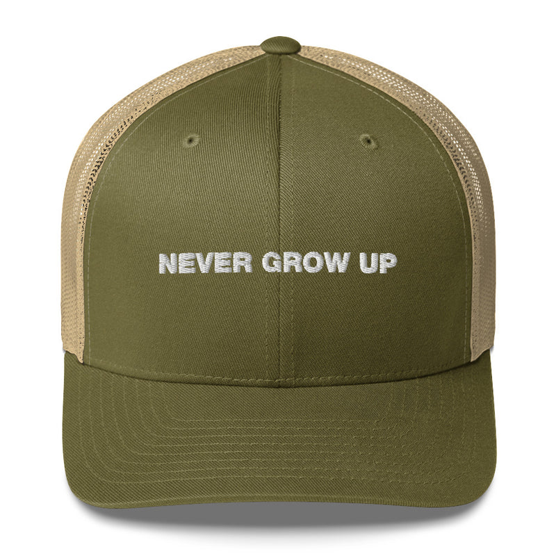 Never Grow Up - Trucker Cap