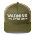 Warning This Bitch Bites! - Trucker Cap