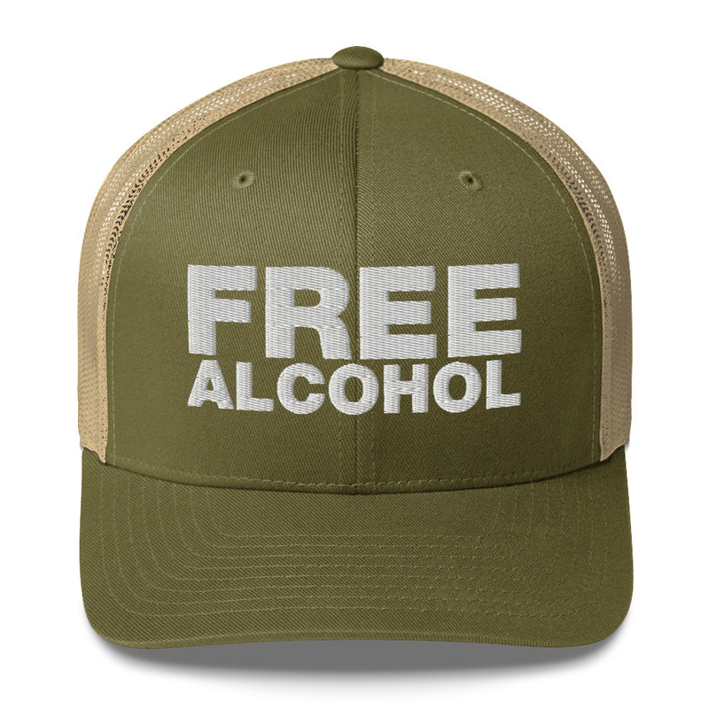 Free alcohol - Trucker Cap