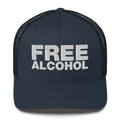 Free alcohol - Trucker Cap