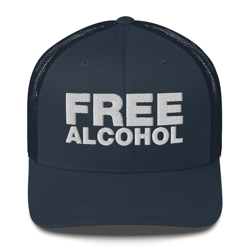 Free alcohol - Trucker Cap