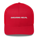 Swearing Helps. - Trucker Cap