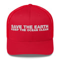 Save The Earth Keep The Ocean Clean - Trucker Cap