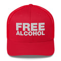 Free alcohol - Trucker Cap