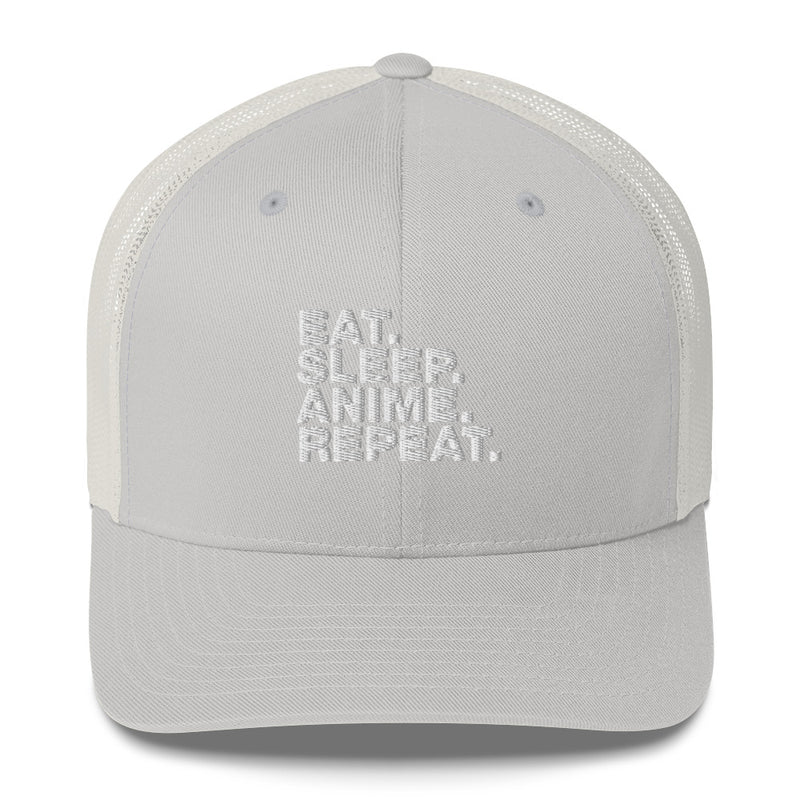 Eat Sleep Anime Repeat. - Trucker Cap