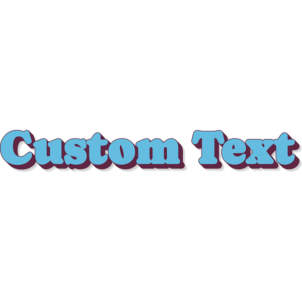 Retro Vibes Text Style | Create Your Own - Custom text shirts, totes, bags and accessories