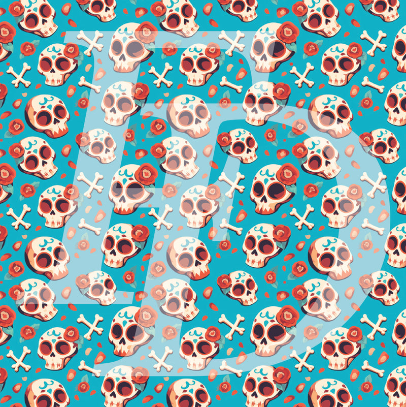 Cute Skull Pattern 3 - All-Over print t-shirt