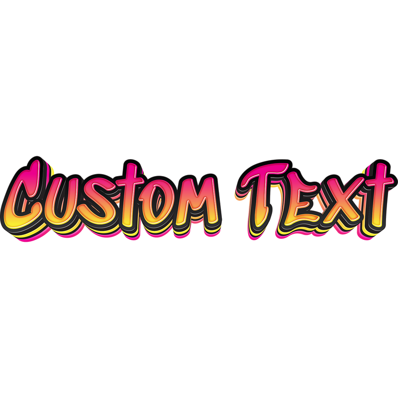 Spray Paint Text Style | Create Your Own - Custom text shirts, totes, bags and accessories