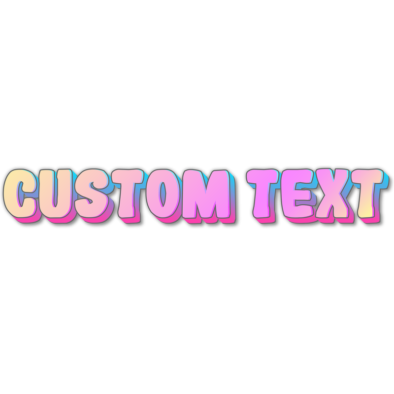 Stylish Pastel Text Style | Create Your Own - Custom text shirts, totes, bags and accessories