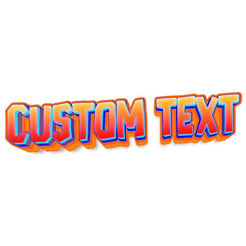 Super Hero Text Style | Create Your Own - Custom text shirts, totes, bags and accessories