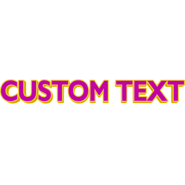 Super Promo Text Style | Create Your Own - Custom text shirts, totes, bags and accessories