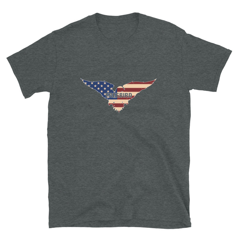 Freebird USA Flag - Short-Sleeve Unisex T-Shirt