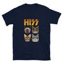 Hiss Cat Parody Kiss Band - Short-Sleeve Unisex T-Shirt