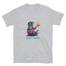 Daddy Saurus Playing Guitar - Short-Sleeve Unisex T-Shirt