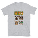 Hiss Cat Parody Kiss Band - Short-Sleeve Unisex T-Shirt