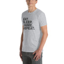Eat Sleep Anime Repeat. | Short-Sleeve Unisex T-Shirt
