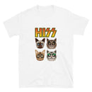 Hiss Cat Parody Kiss Band - Short-Sleeve Unisex T-Shirt