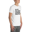 Eat Sleep Anime Repeat. | Short-Sleeve Unisex T-Shirt