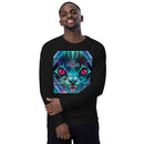 Rave Cat Unisex Organic Raglan Sweatshirt