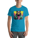 Colorful City Wolf | Unisex t-shirt