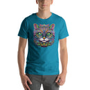 Psychedelic Mandala Cat Art | Unisex t-shirt