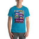 Trippy Paint Pour Lips | Unisex t-shirt