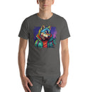 Colorful Modern Wolf | Unisex t-shirt