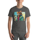 Tropical Sunglasses Cat | Unisex t-shirt