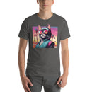 Colorful Fashionista Cat | Unisex t-shirt