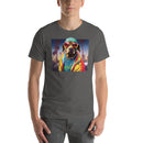 Tropical Hippie Dog | Unisex t-shirt