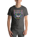 Psychedelic Mandala Cat Art | Unisex t-shirt