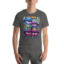 Trippy Paint Pour Lips | Unisex t-shirt