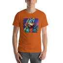 Colorful Modern Wolf | Unisex t-shirt