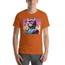 Colorful Fashionista Cat | Unisex t-shirt