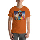Tropical Hippie Dog | Unisex t-shirt