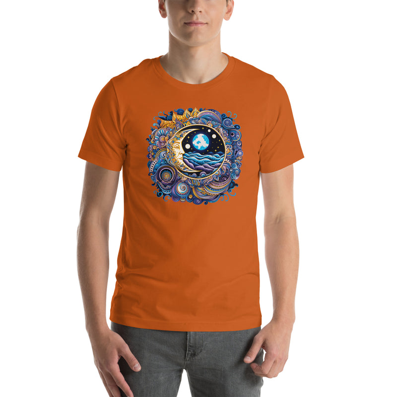 Trippy Full Moon Mandala | Unisex t-shirt