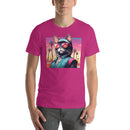 Colorful Fashionista Cat | Unisex t-shirt