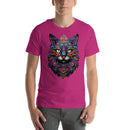 Mardi Gras Cat Mandala | Unisex t-shirt