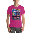 Trippy Paint Pour Lips | Unisex t-shirt