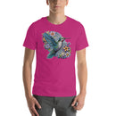 Blue Humming Bird Mandala | Unisex t-shirt