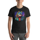Colorful Modern Wolf | Unisex t-shirt