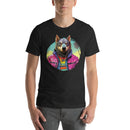Vibrant Cool Wolf | Unisex t-shirt