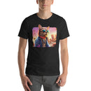 Modern Fashionable Cat | Unisex t-shirt