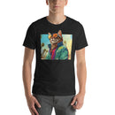 Tropical Sunglasses Cat | Unisex t-shirt