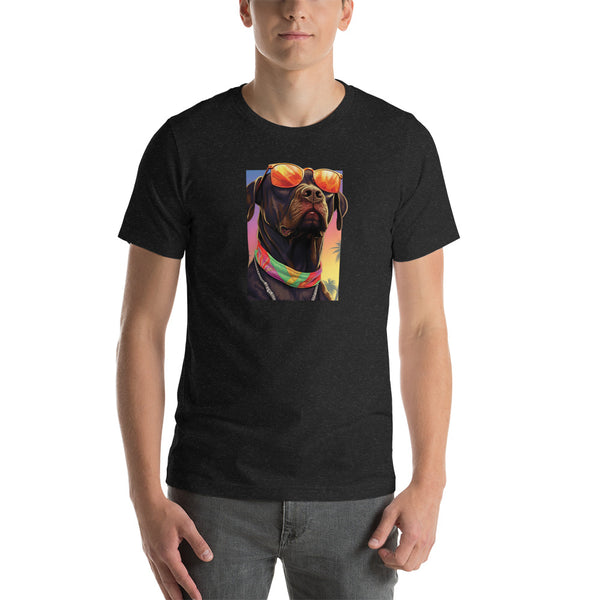 Lit Dog With Sunglasses | Unisex t-shirt